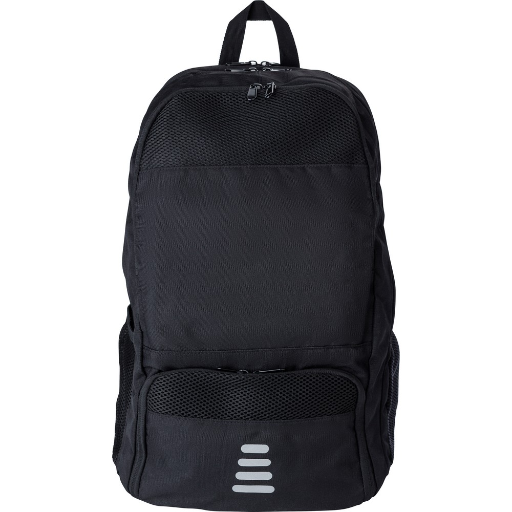 Laptop-Rucksack 15" RPET in Schwarz, Ansicht 8