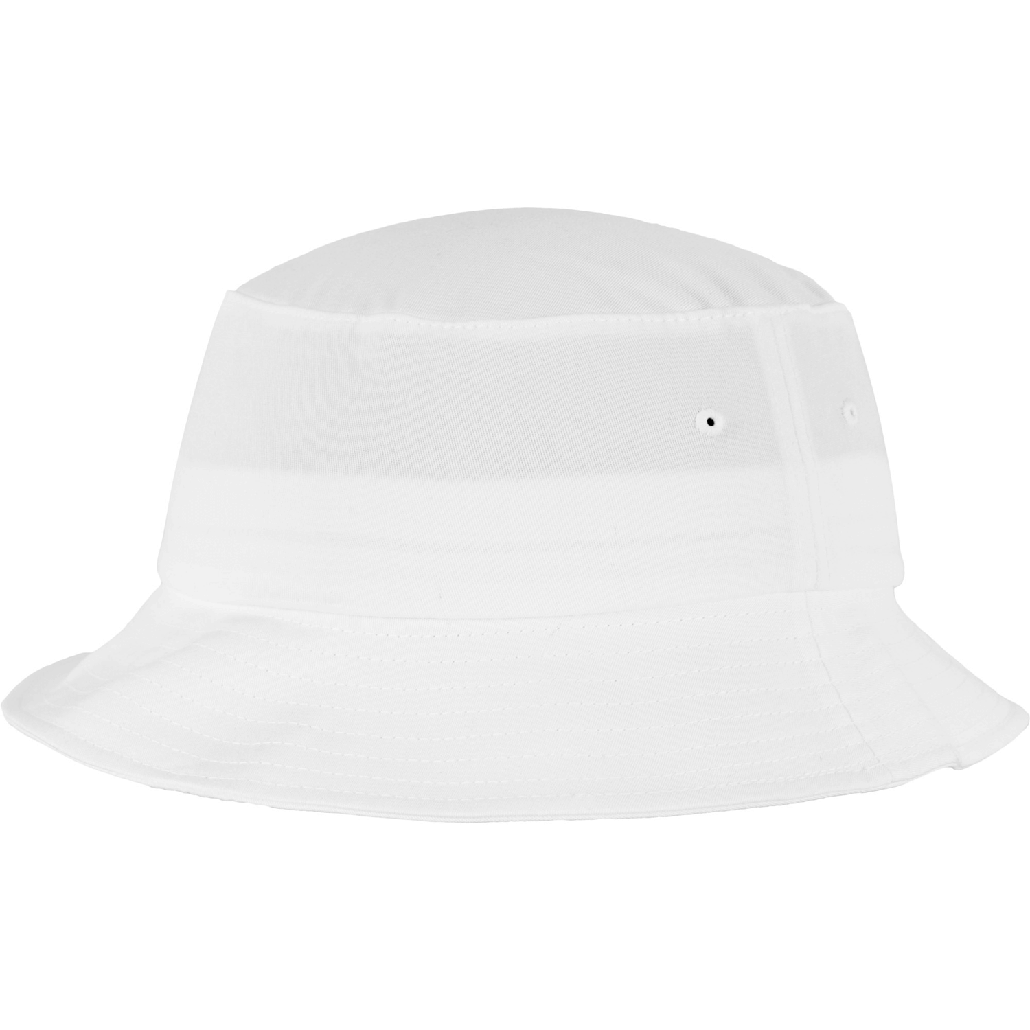 Flexfit Cotton Twill Bucket Hat in Weiß