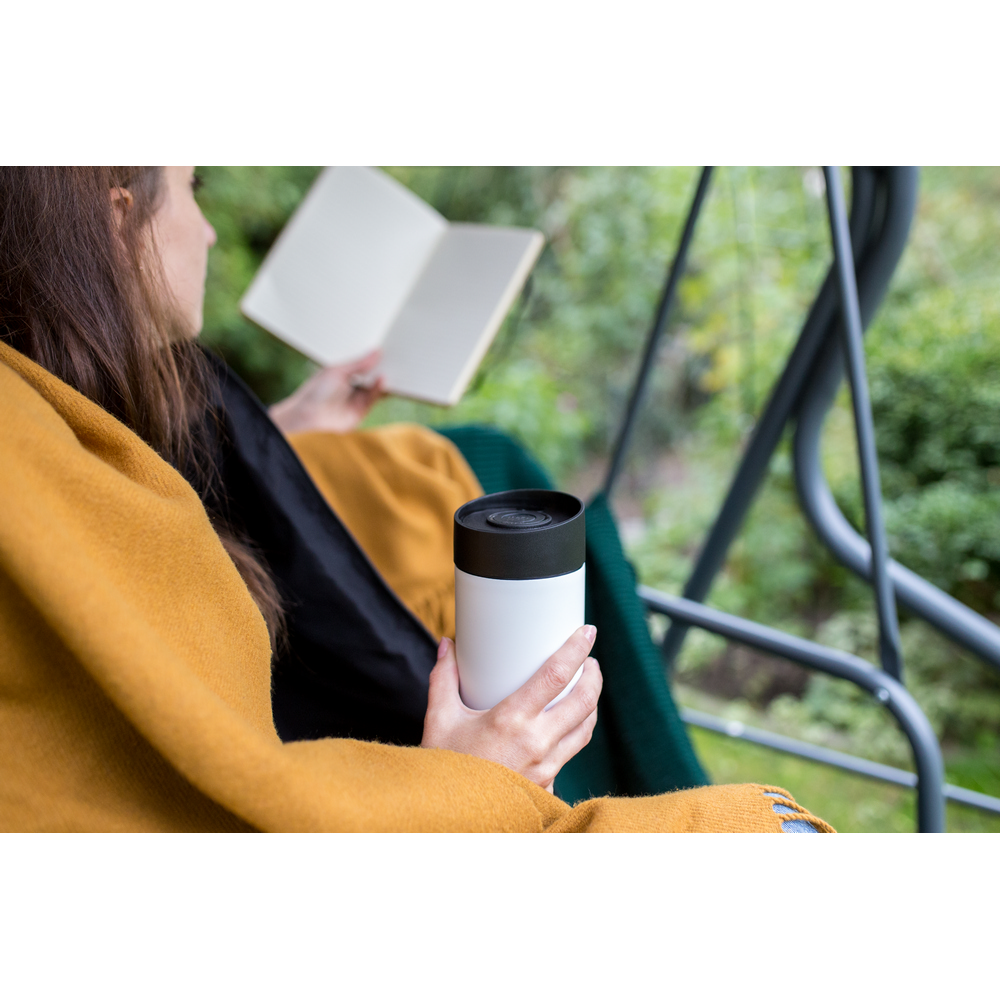 Thermobecher 330 ml Air Gifts | Stephanie in Schwarz, Ansicht 15