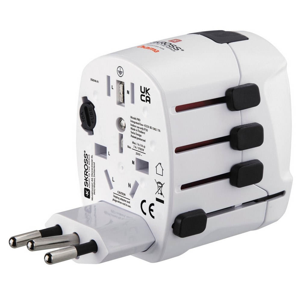 Reiseadapter Skross für Hama Pro in Weiß, Ansicht 7