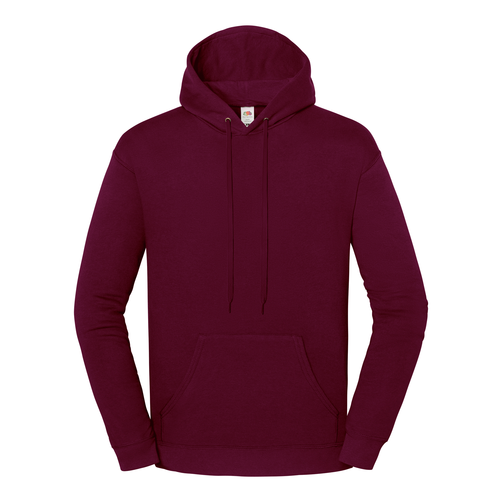 Fruit of the Loom Iconic 250 Kapuzen Sweat in Burgund