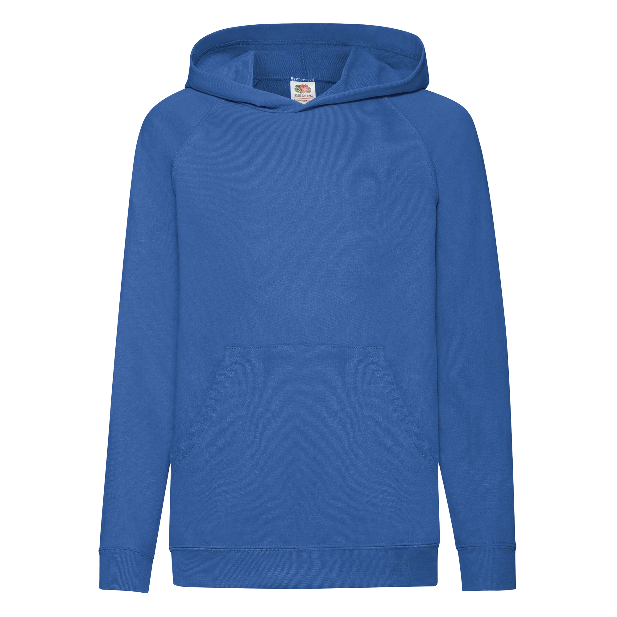 Fruit of the Loom Lightweight Hooded Sweat Kids in Royal