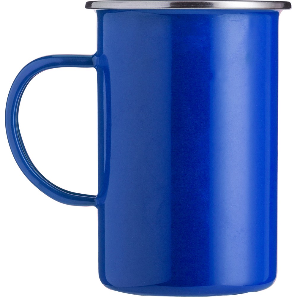 Emaillebecher 450 ml in Blau, Ansicht 3