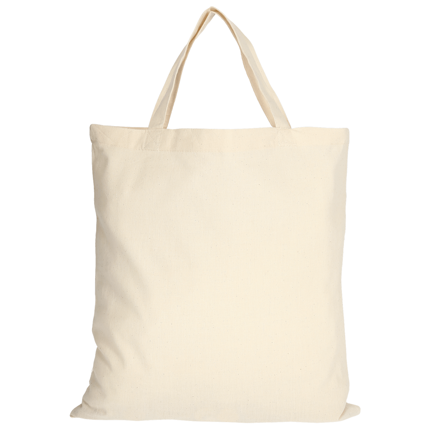 Baumwolltasche CLASSIC mit zwei kurzen Henkeln in Natur