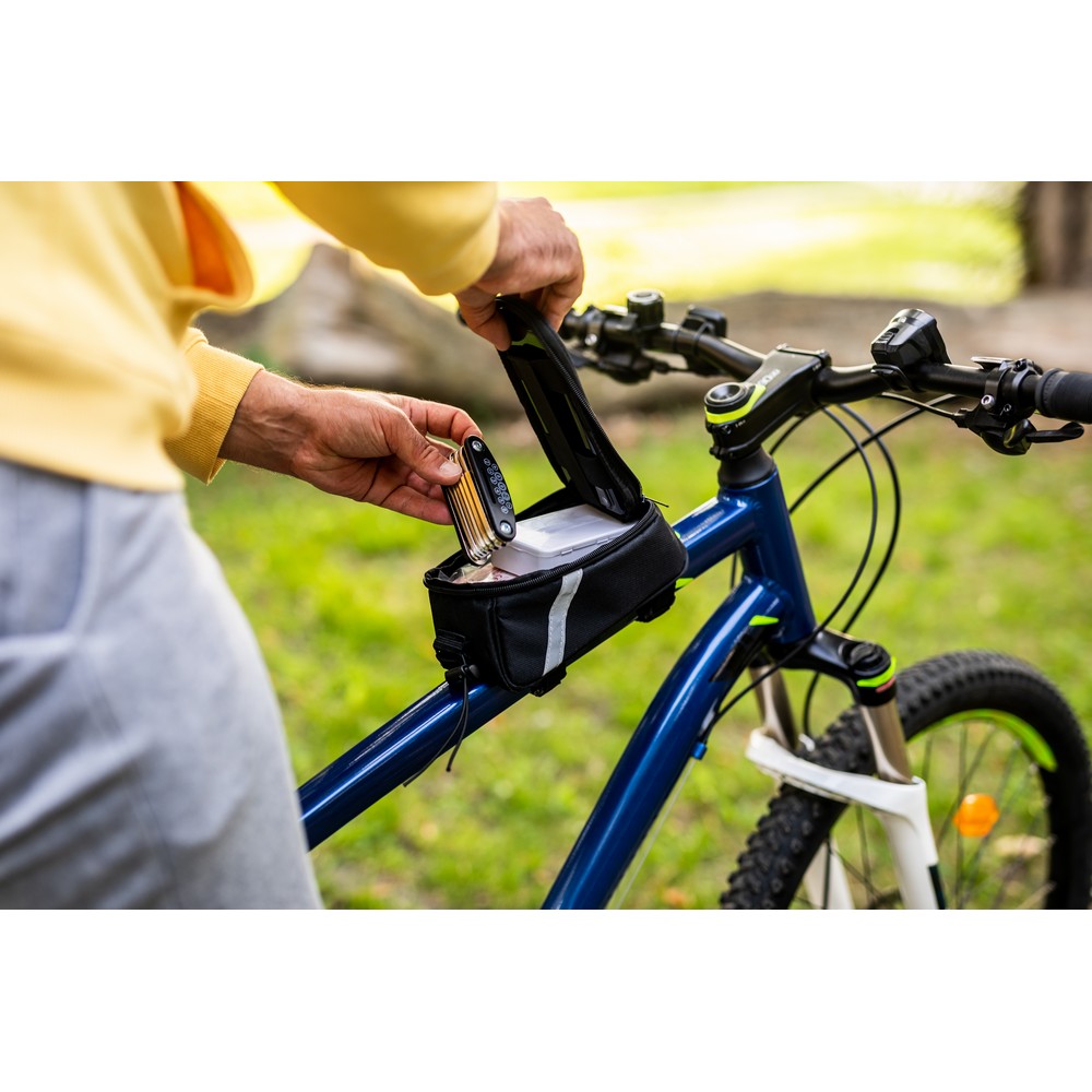 Fahrradtasche mit Zubehör | Fabio in Schwarz, Ansicht 11