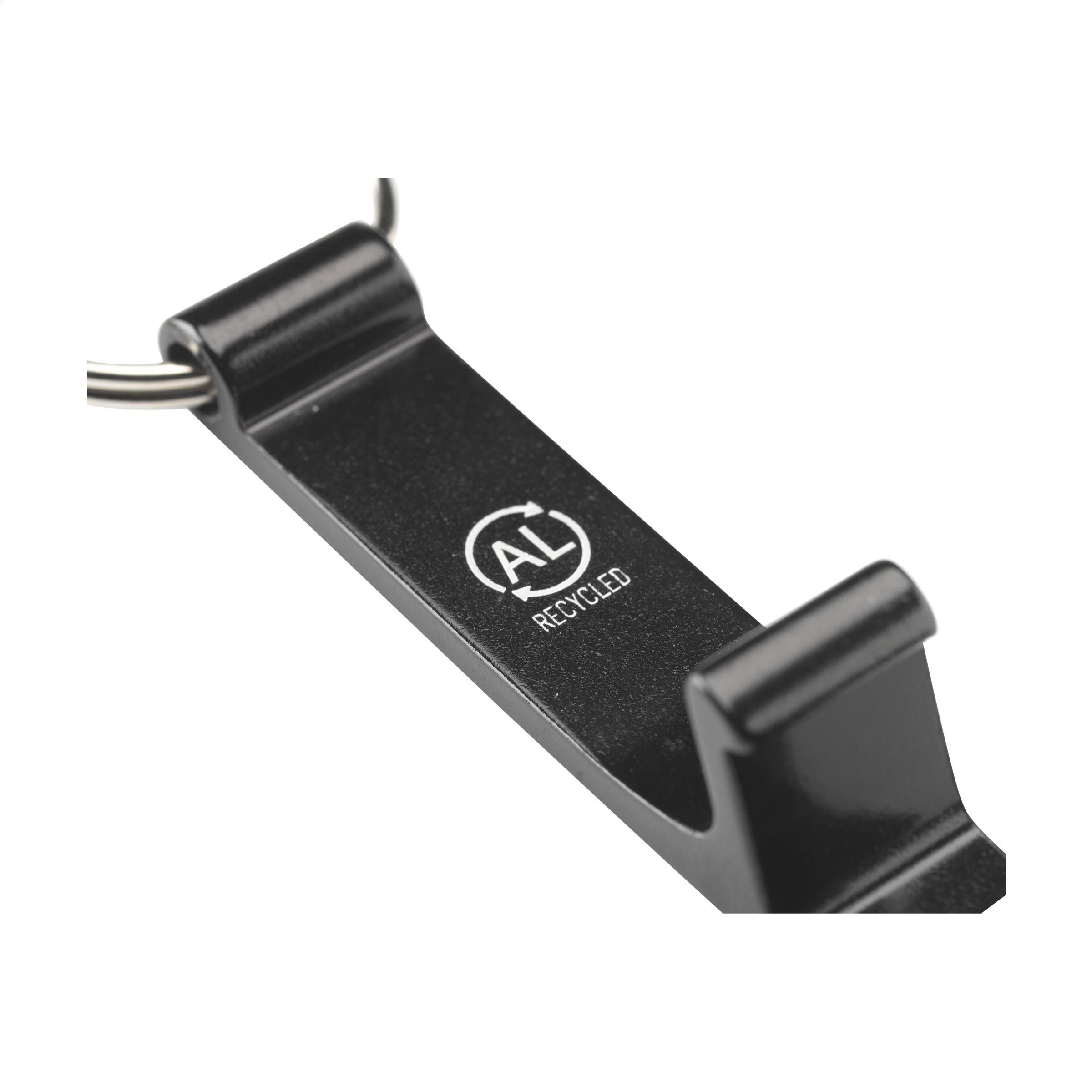 Alu Opener Phone Stand GRS Recycled Schlüsselanhänger