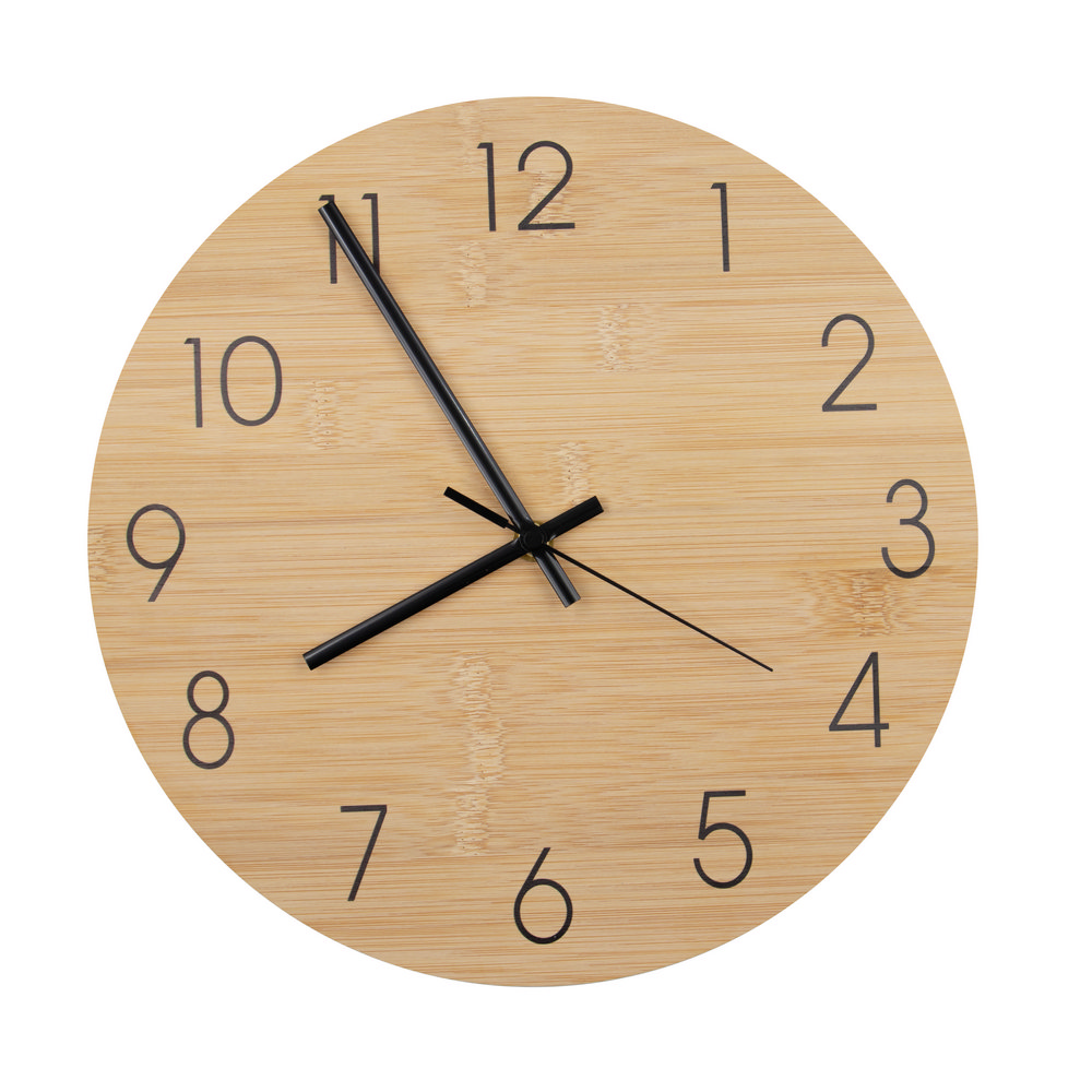 Wanduhr aus Bambus | Imani in Holz, Ansicht 3