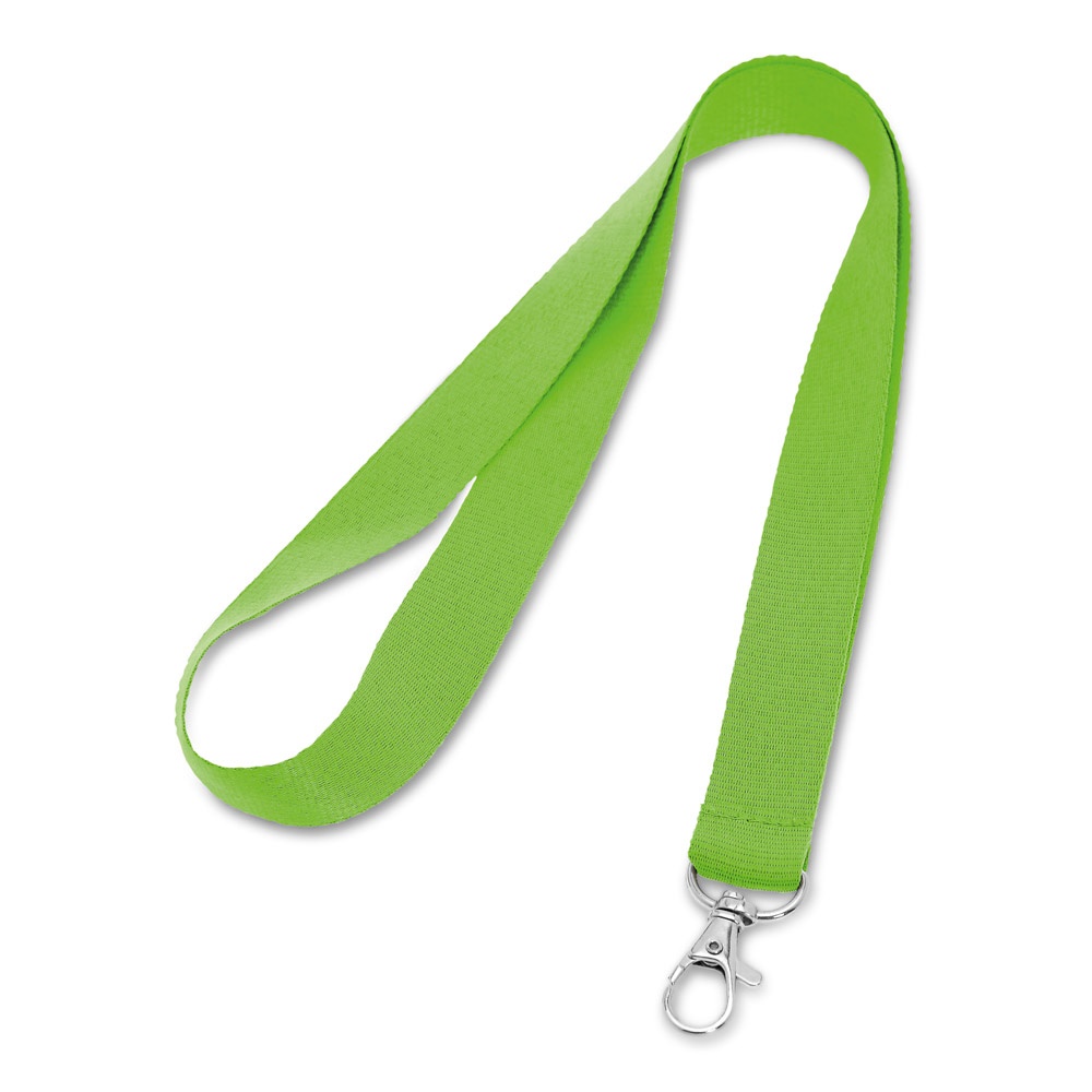 Lanyard aus Polyester mit 20mm Breite | Lariat – Hellgrün