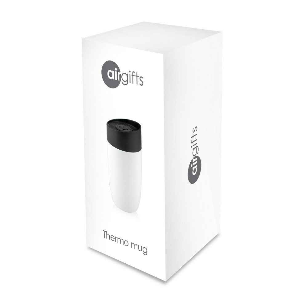 Thermobecher 330 ml Air Gifts | Stephanie in Weiß, Ansicht 11