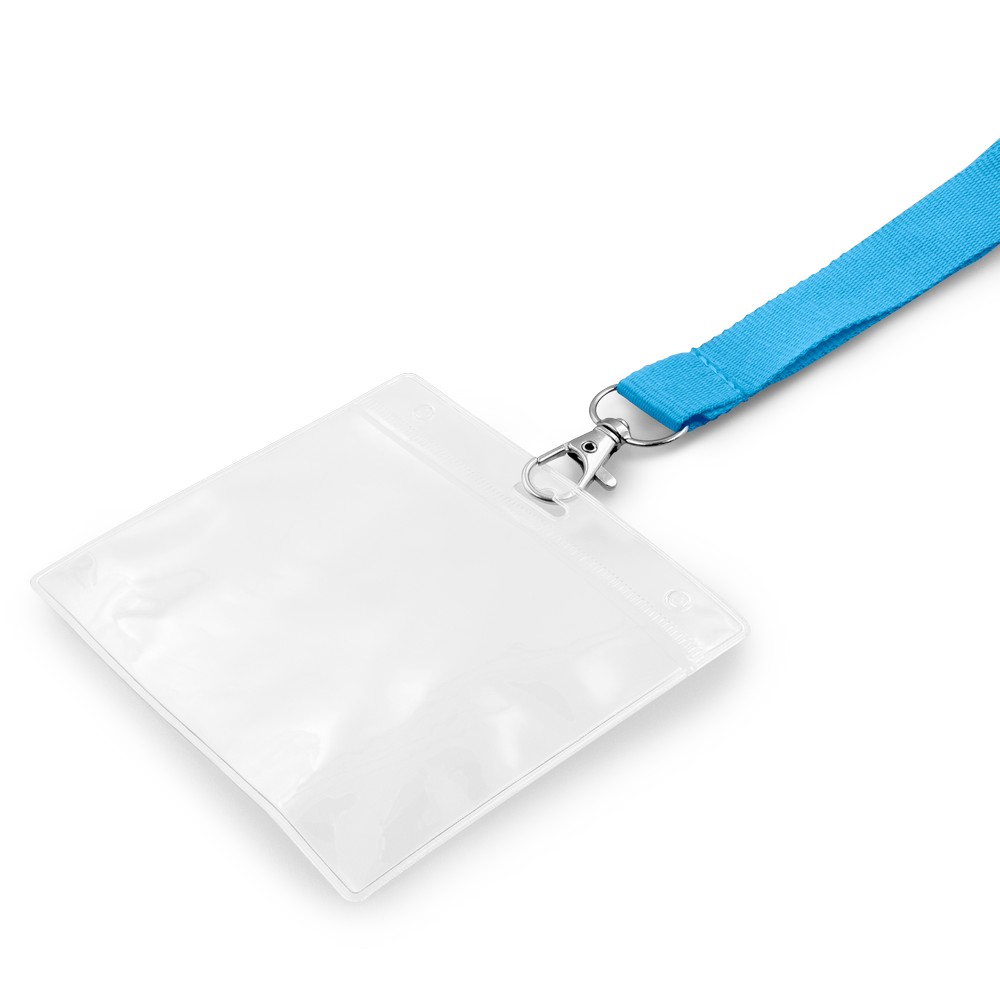 Lanyard mit Karabinerhaken | Hulda in Himmelblau, Ansicht 4