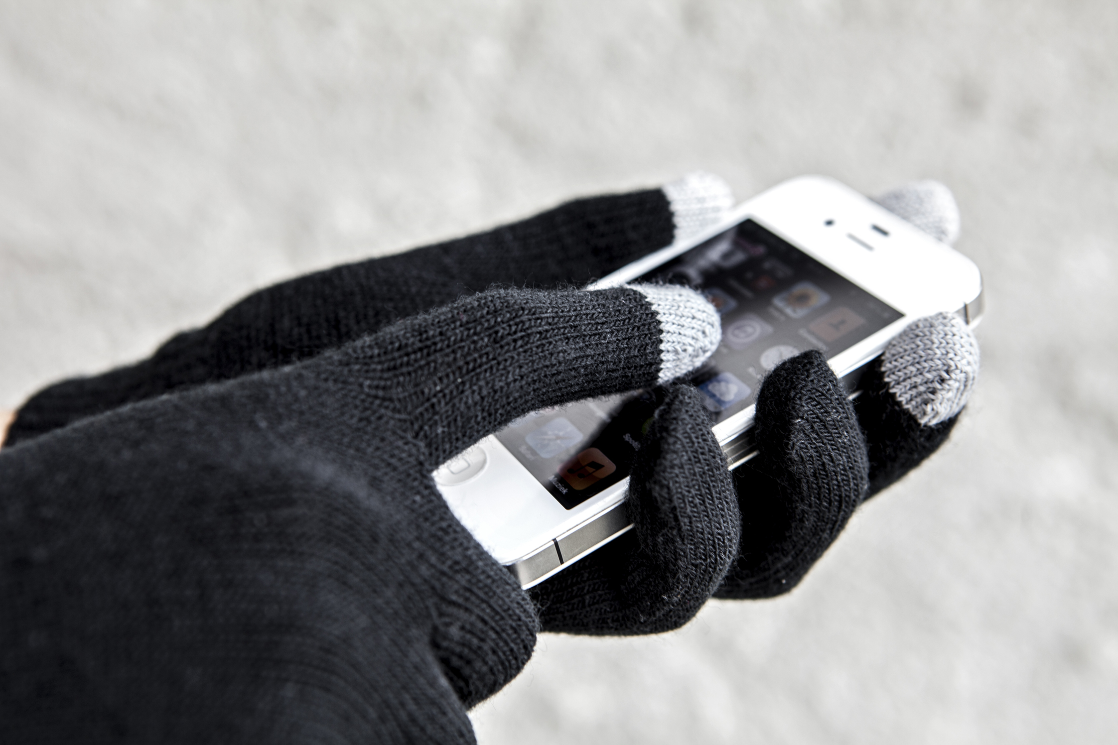 Handschuhe in Schwarz, Ansicht 3