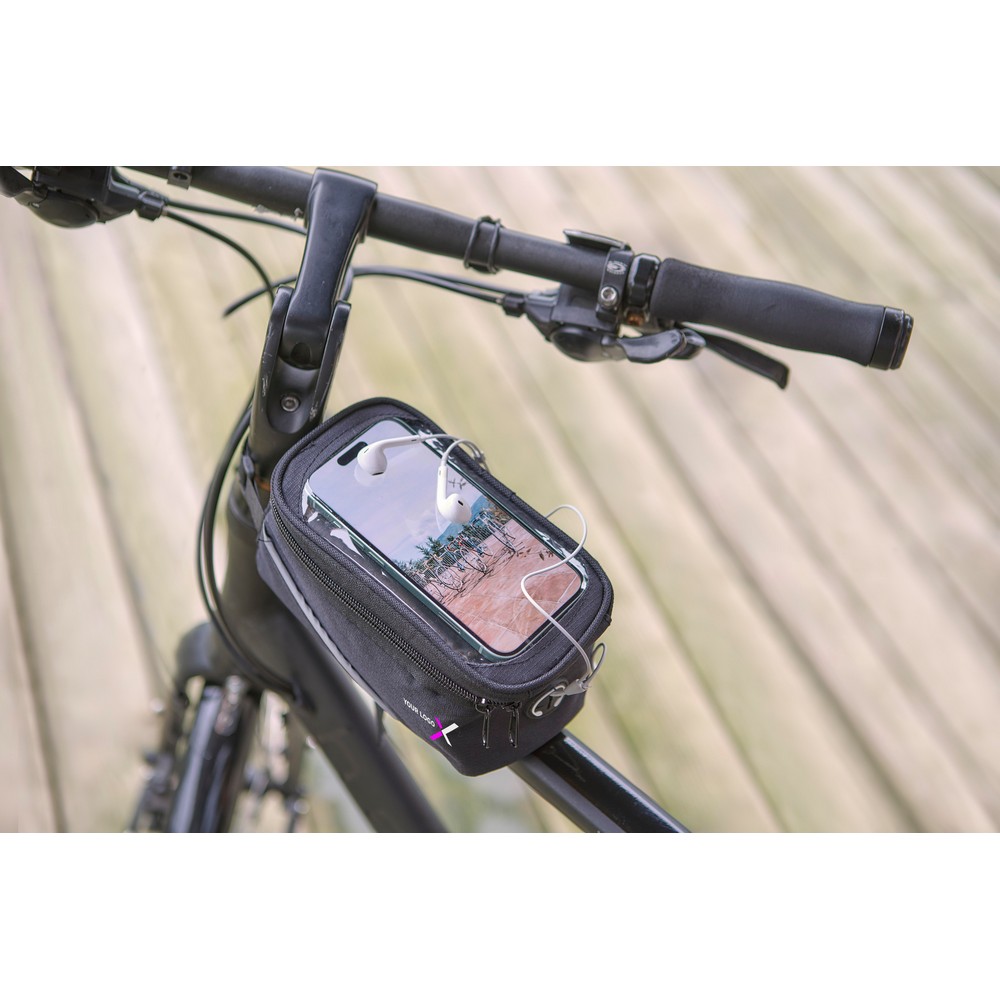 Fahrradtasche in Schwarz, Ansicht 12