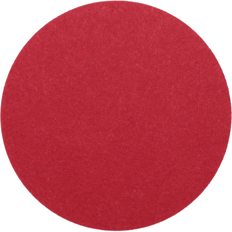 Filzuntersetzer rund Ø 20 cm in Rot