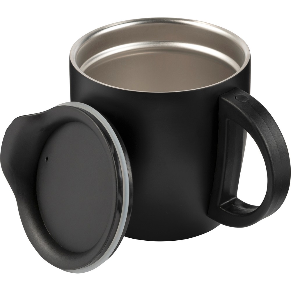 Reisebecher 350 ml in Schwarz, Ansicht 4