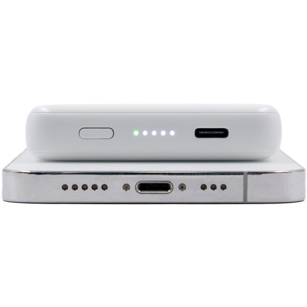 Magnetische kabellose Powerbank 5000 mAh BrandCharger Powercharge Air in Weiß, Ansicht 4