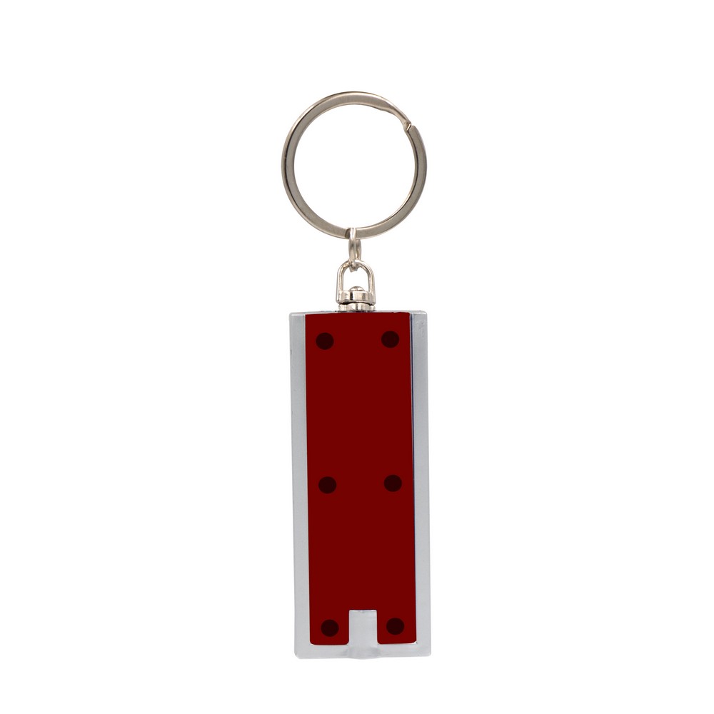 Schlüsselanhänger, 1 LED-Lampe | Jesse in Rot, Ansicht 2