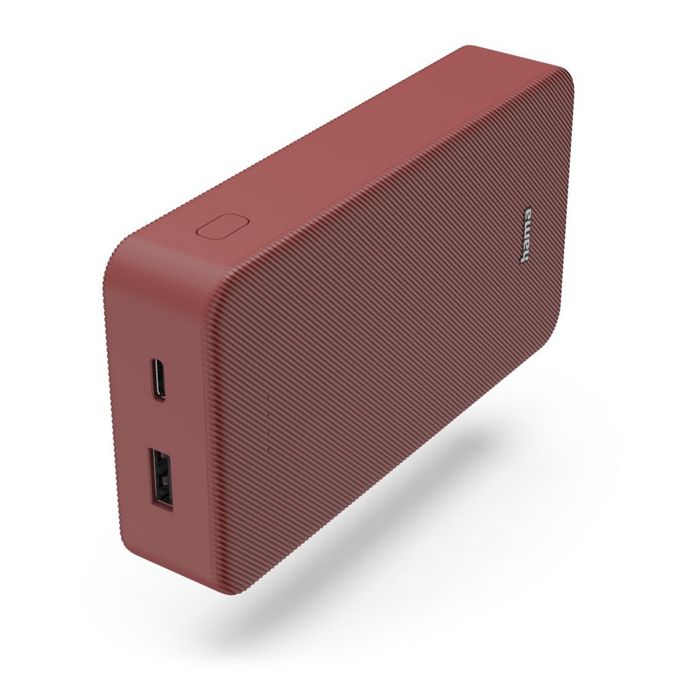 Powerbank 20000 mAh Hama Power Pack in Rot