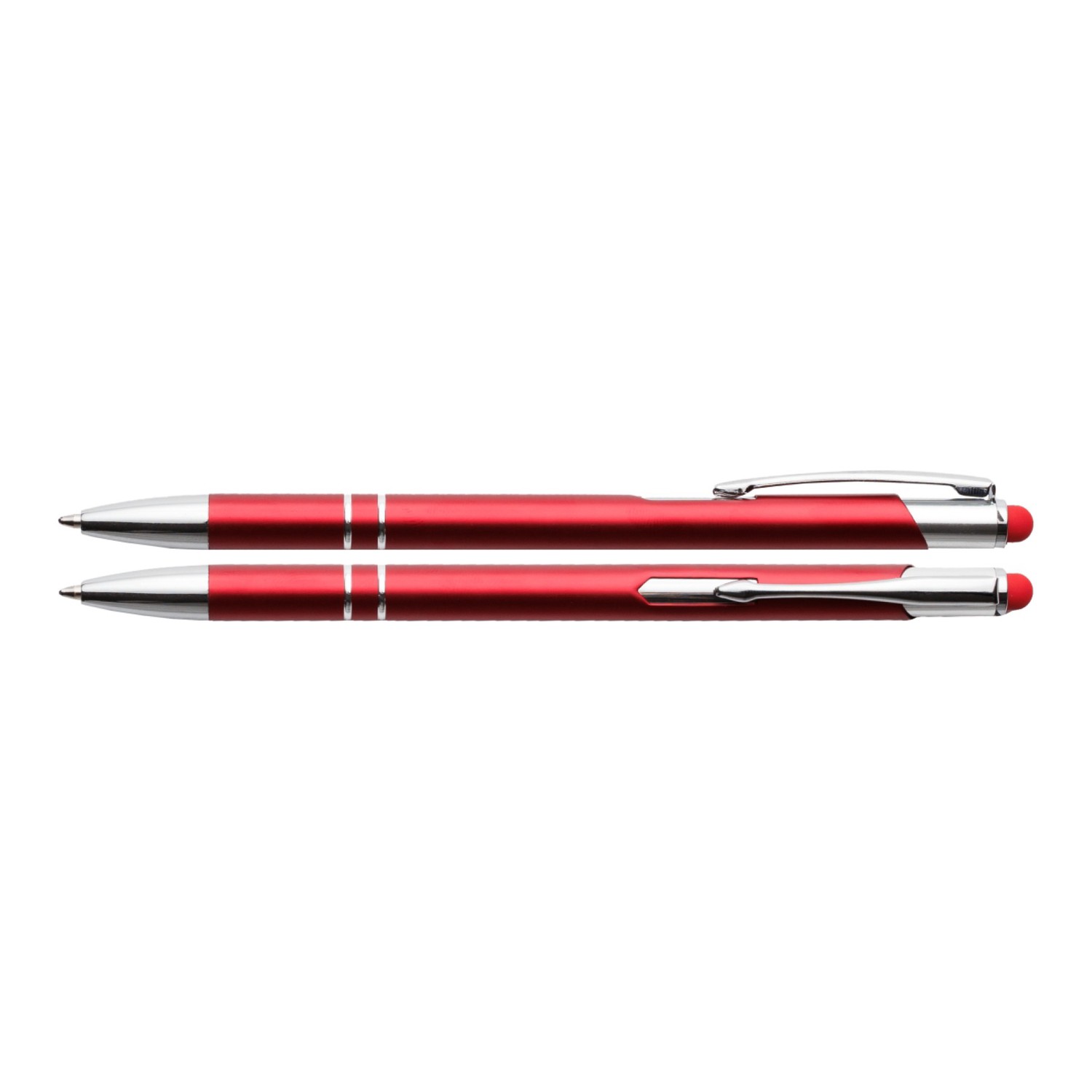 Bello Touchpen-Kugelschreiber | Metall in Rot
