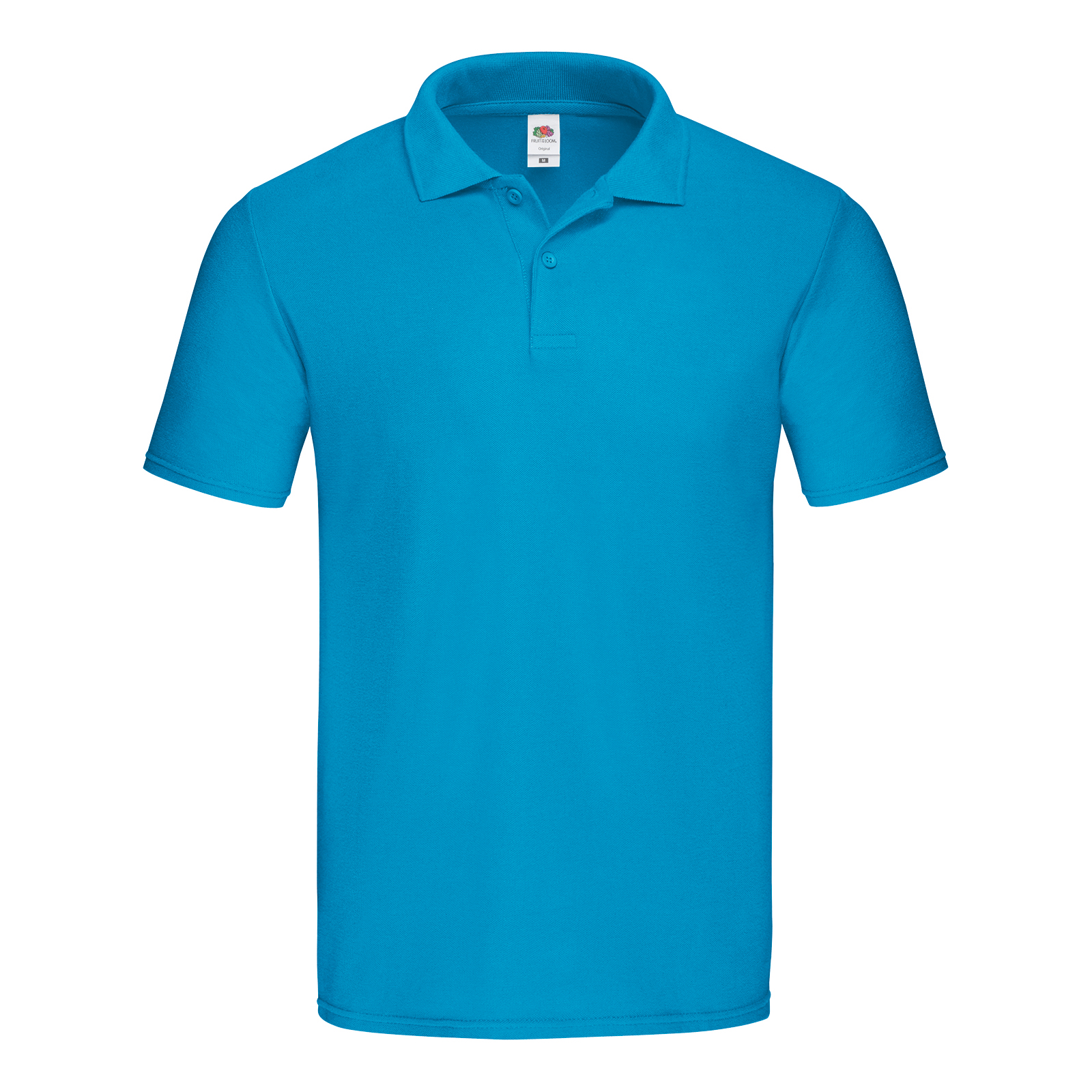 Fruit of the Loom Original Polo in Azurblau