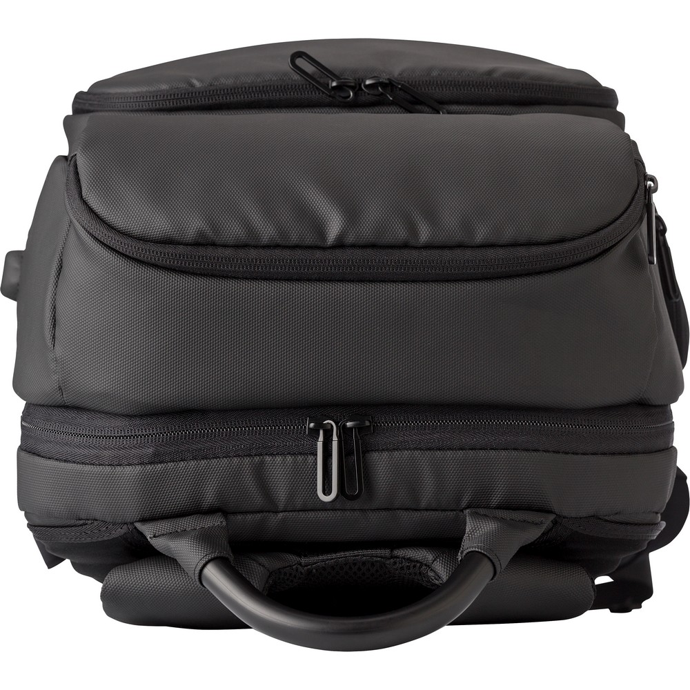 Laptop-Rucksack 15" in Schwarz, Ansicht 11