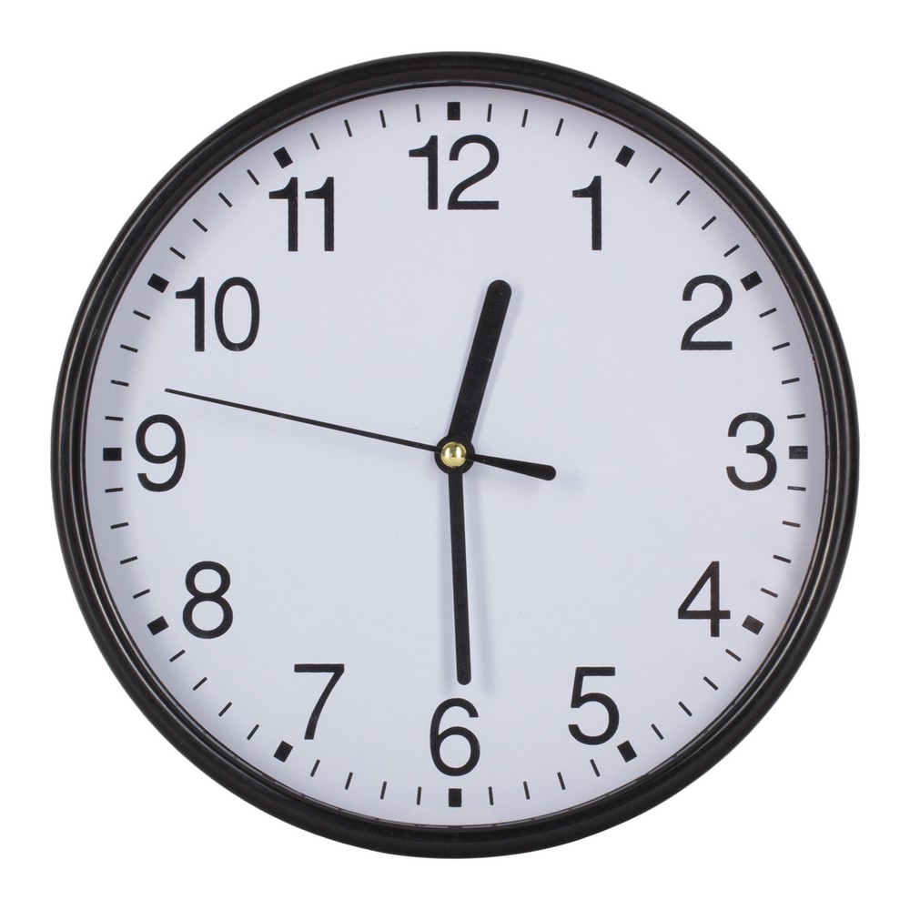 Wanduhr | Puckett in Schwarz