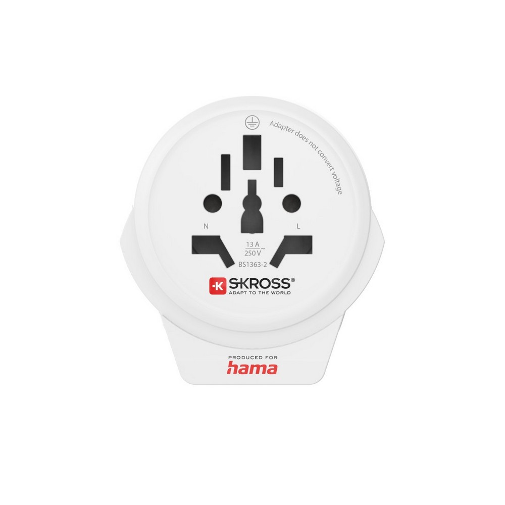 Reiseadapter Skross für Hama USB in Weiß, Ansicht 4