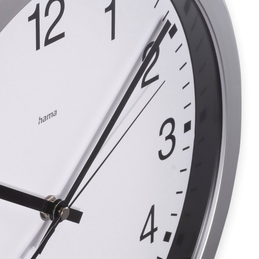 Wanduhr Hama Mallorca in Silber, Ansicht 5