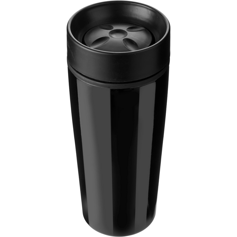 Reisebecher 450 ml in Schwarz