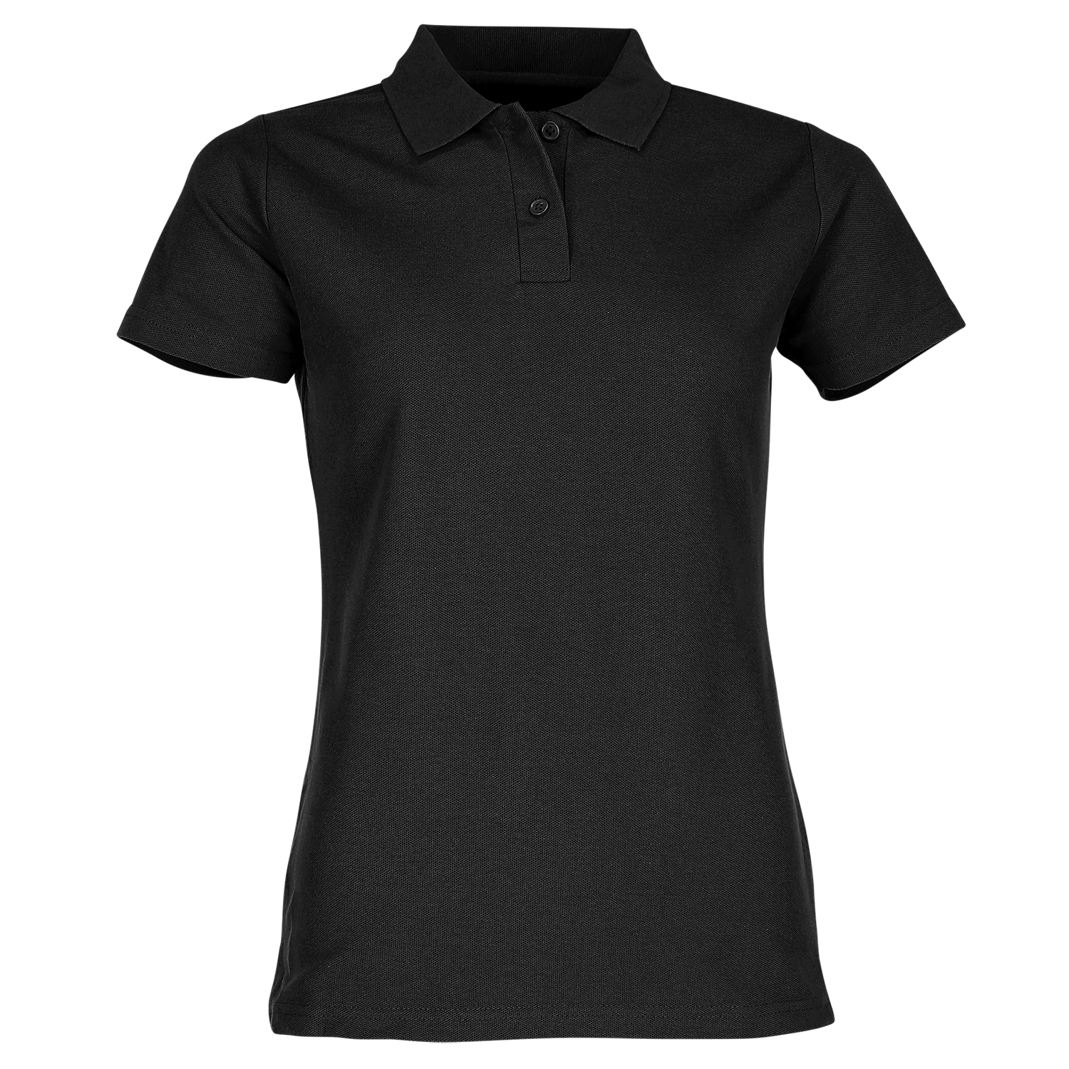 Russell Damen Classic Mischgewebe Polo in Schwarz