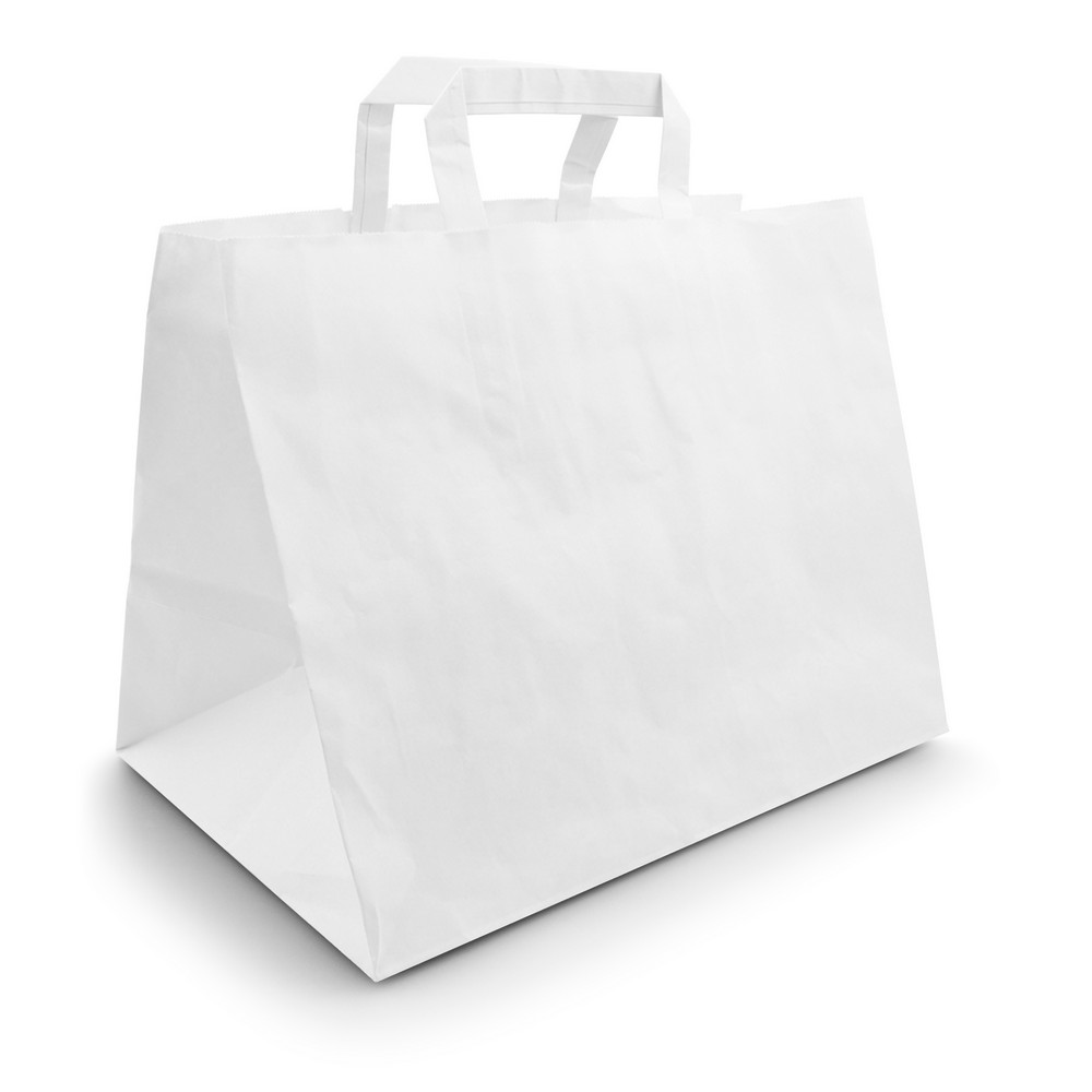 Papiertasche | Bisara in Weiß