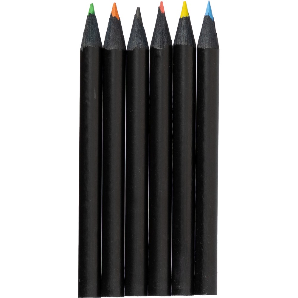 Buntstifte in Schwarz, Ansicht 2