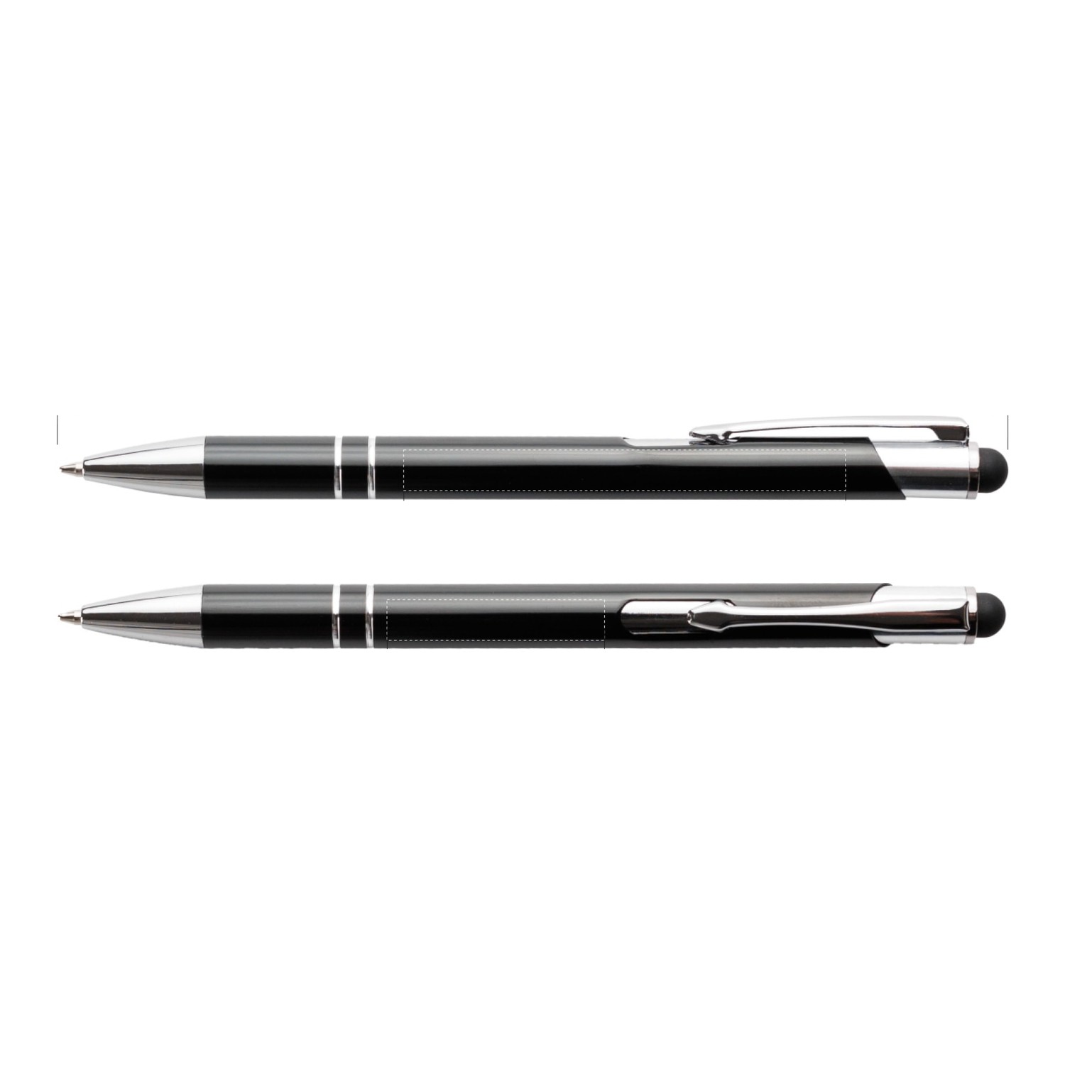 Cosmo Touchpen-Kugelschreiber | Metall in Schwarz