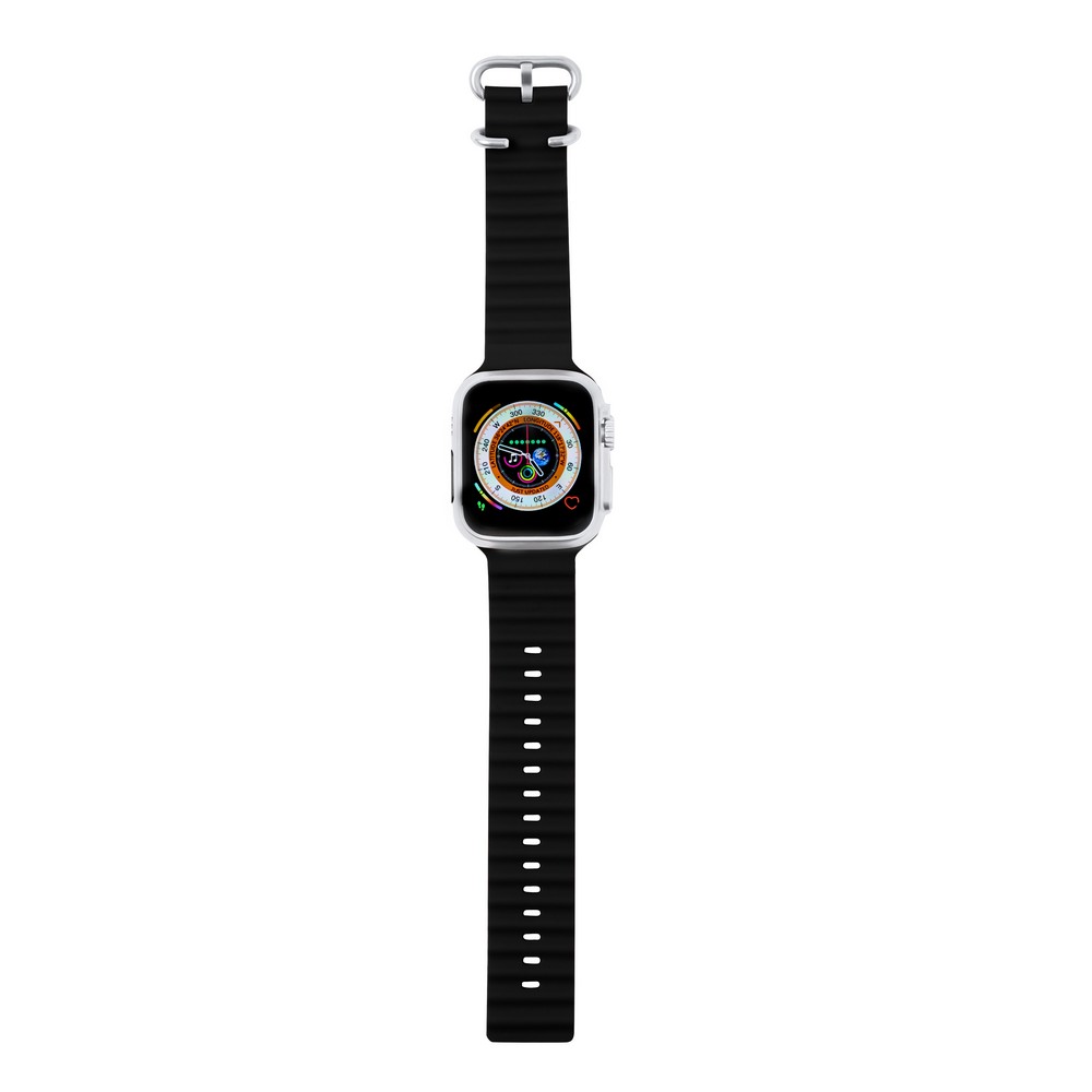 Aktivitätsmonitor, kabellose Multifunktionsuhr in Schwarz, Ansicht 17