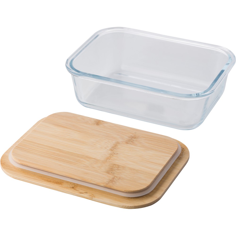 Lunchbox aus Glas 900 ml in Braun, Ansicht 6