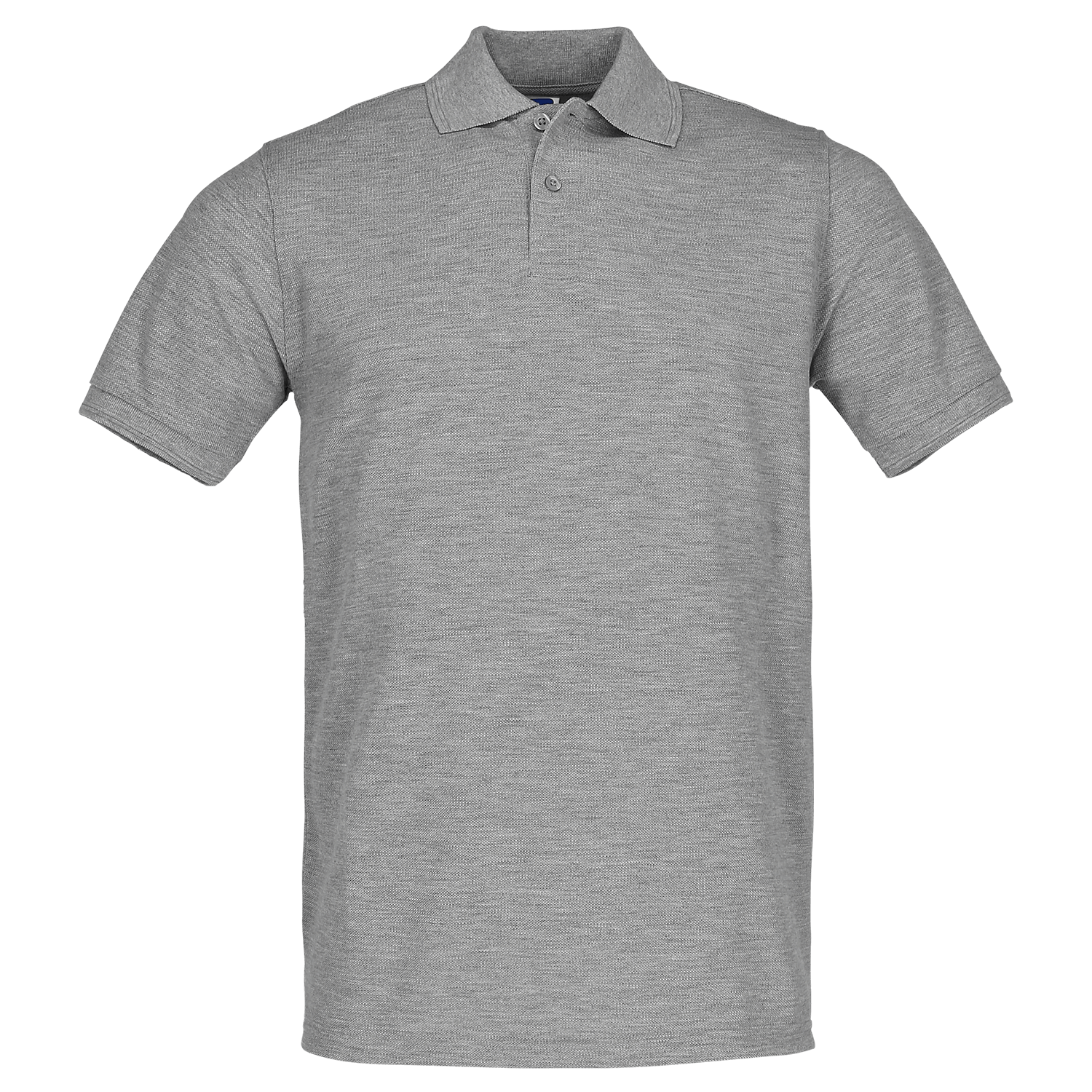Russell Strapazierfähiges Mischgewebe Polo in Light Oxford