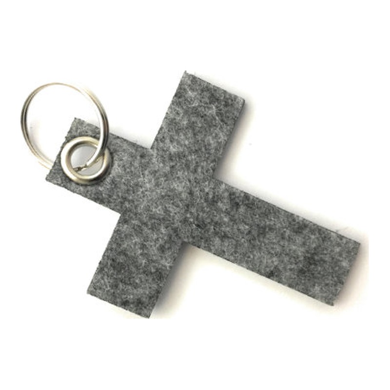 Filz-Schlüsselanhänger Kreuz groß
