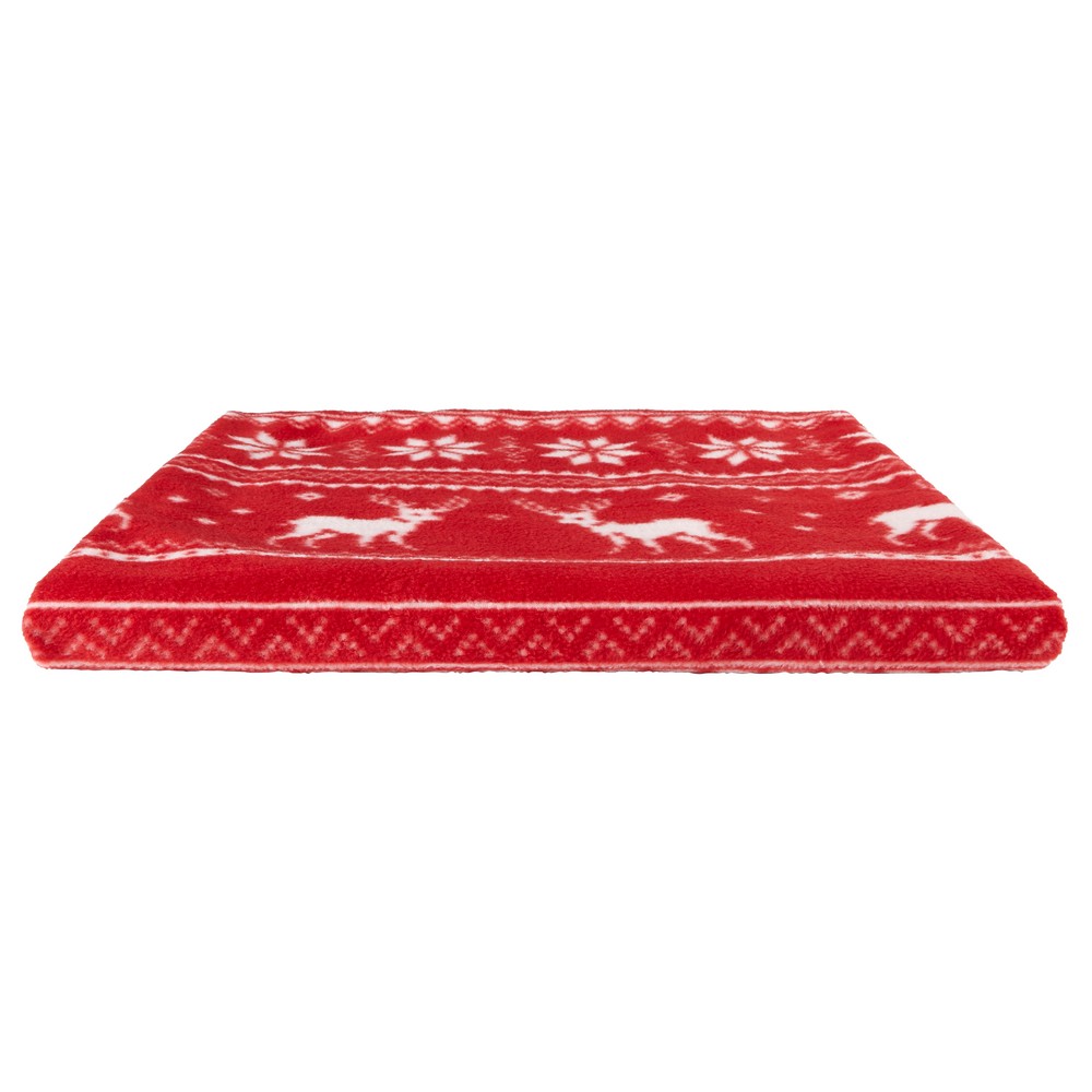 Fleece-Decke in Rot, Ansicht 6