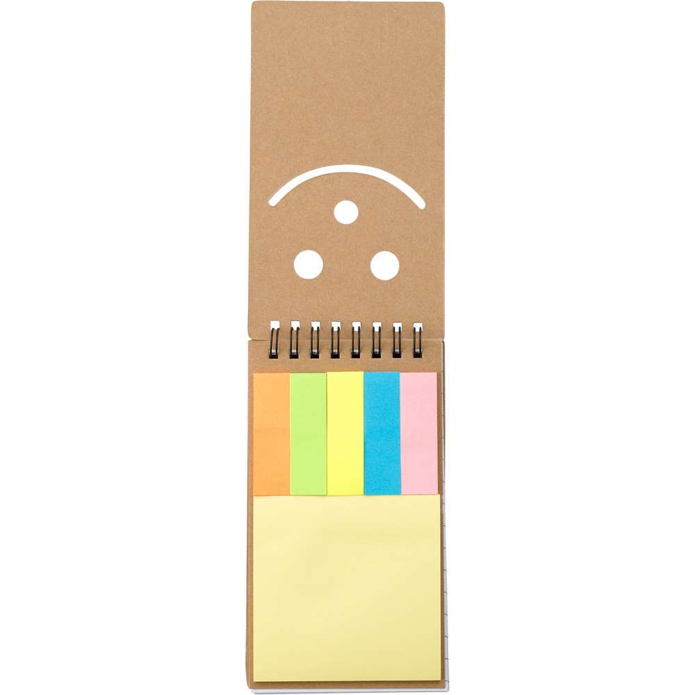 Haftnotizenset, Haftnotizen, Notizbuch in Neutral, Ansicht 3