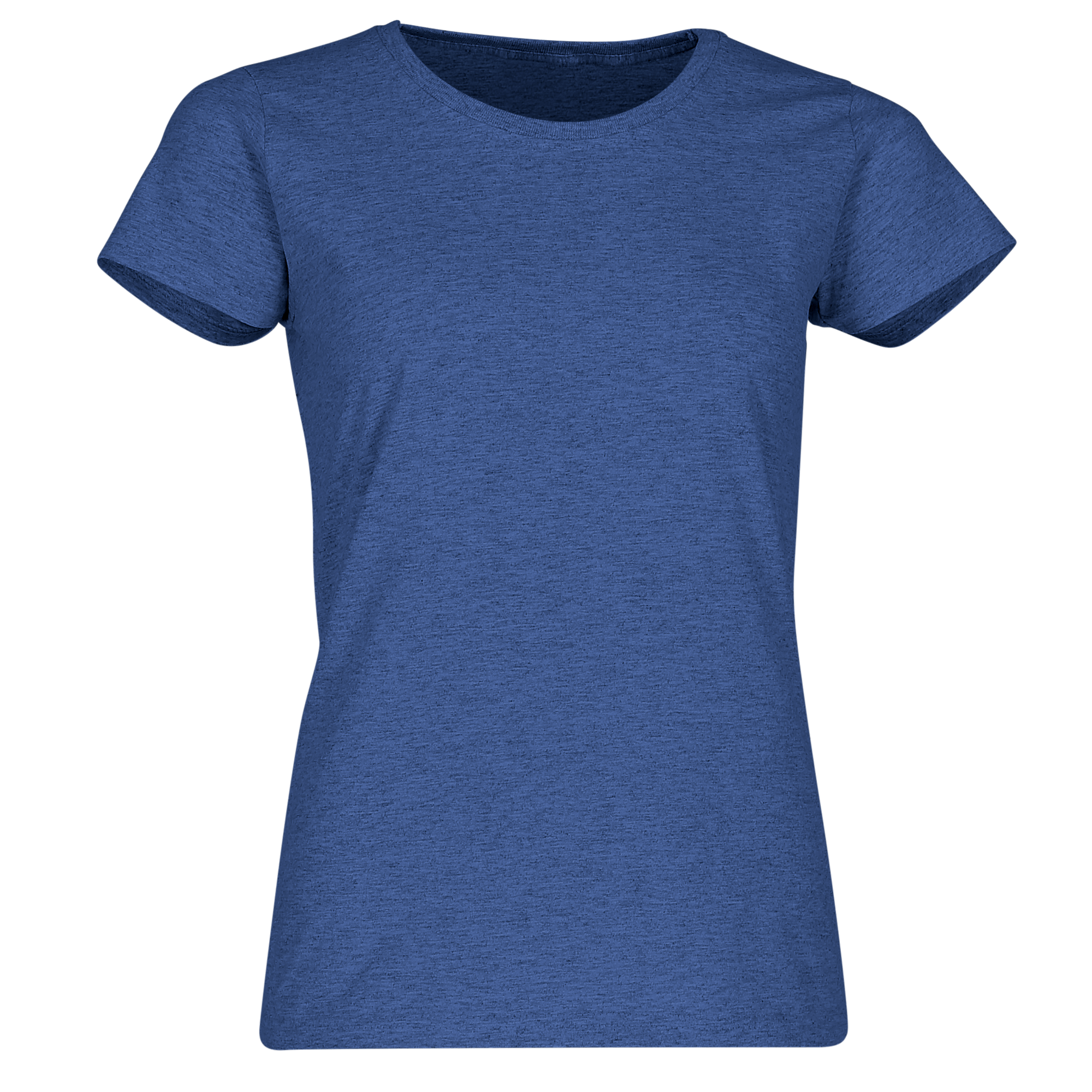 Fruit of the Loom Damen Valueweight T-Shirt in Retro Royalblau meliert