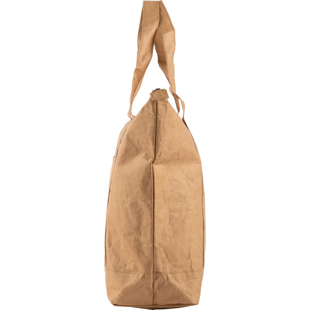Papier-Kühltasche, laminiert in Braun, Ansicht 6