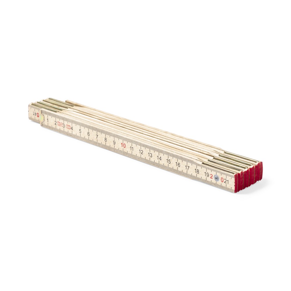 Faltbarer Meter 2m aus Holz in Holz