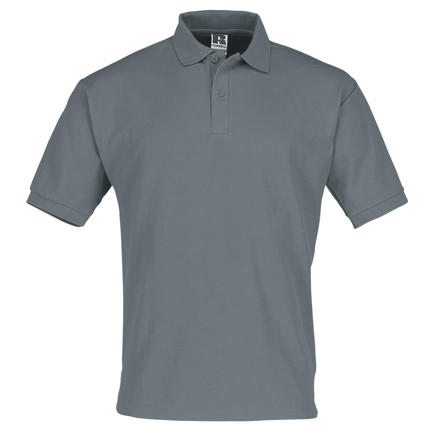 Russell Classic Mischgewebe Polo in Convoy Grey
