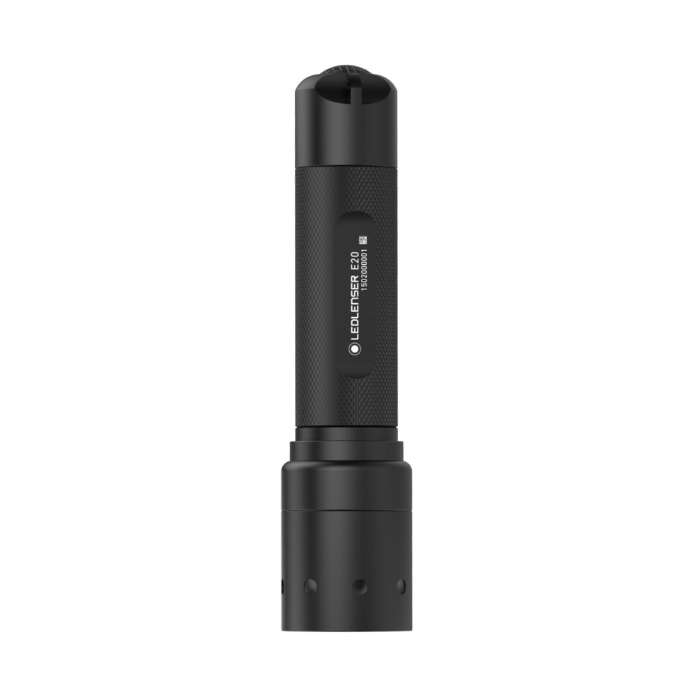 Taschenlampe Ledlenser E20 in Schwarz, Ansicht 2