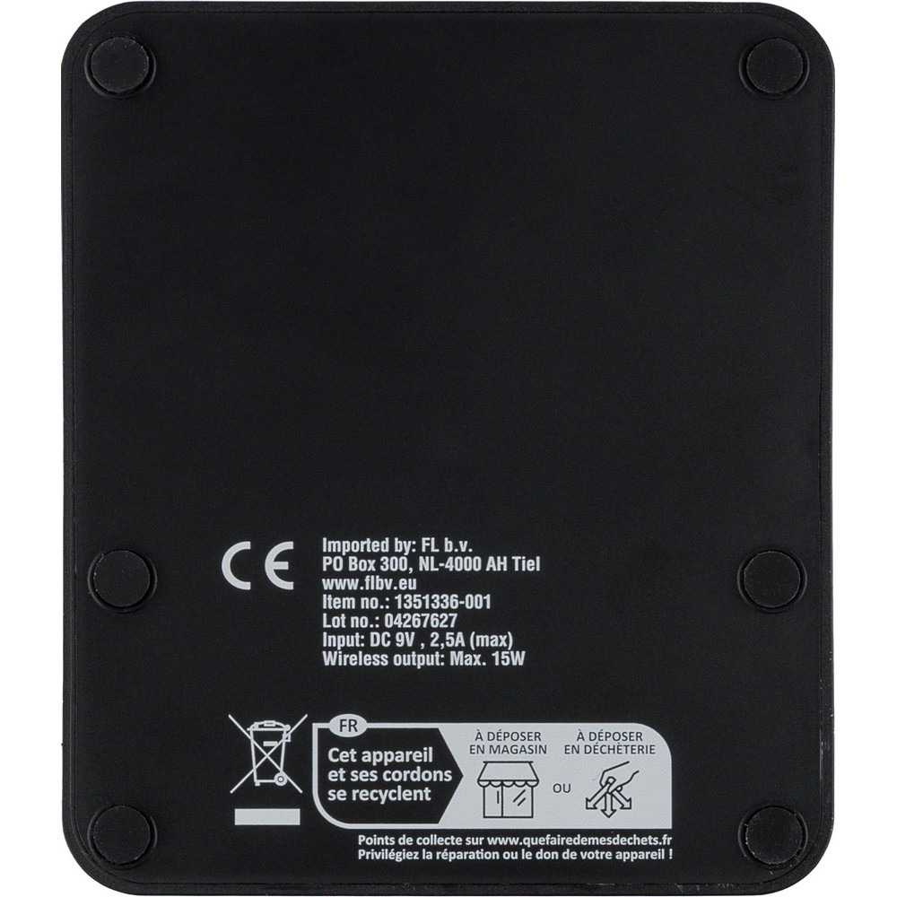 Wireless Ladegerät 3-in-1 in Schwarz, Ansicht 14