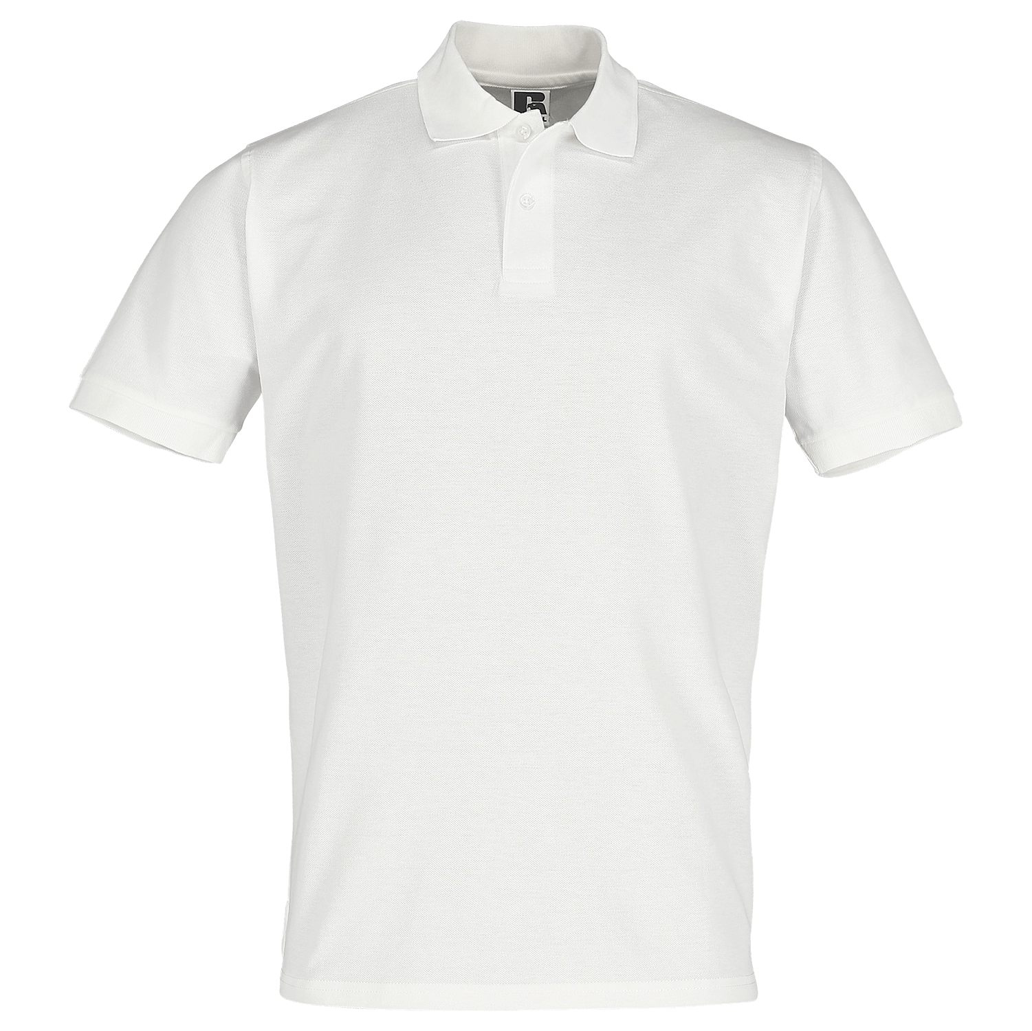 Russell Classic Baumwoll-Polo in Weiß