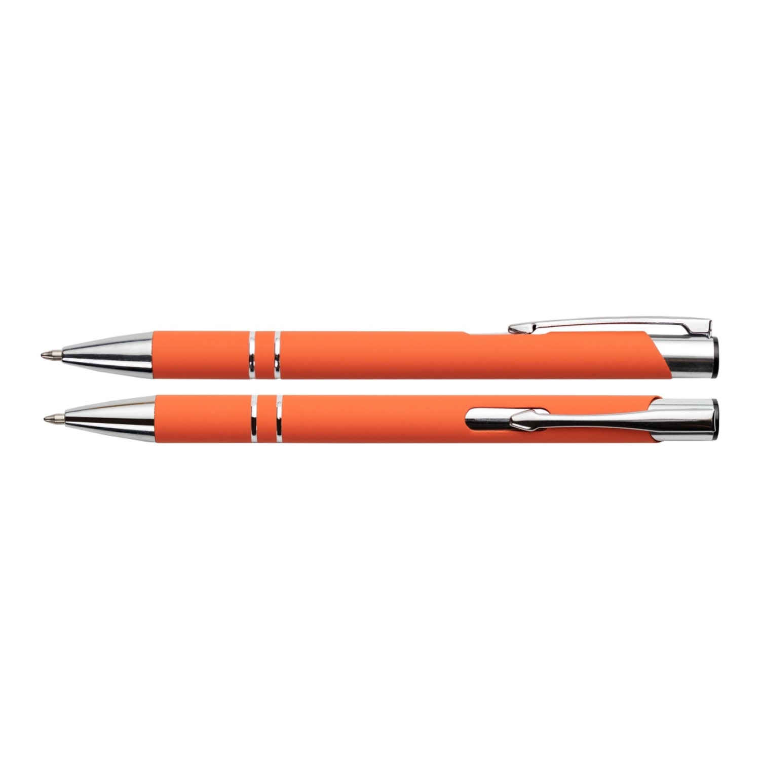 Cosmo Soft-Touch Kugelschreiber | Metall in Orange