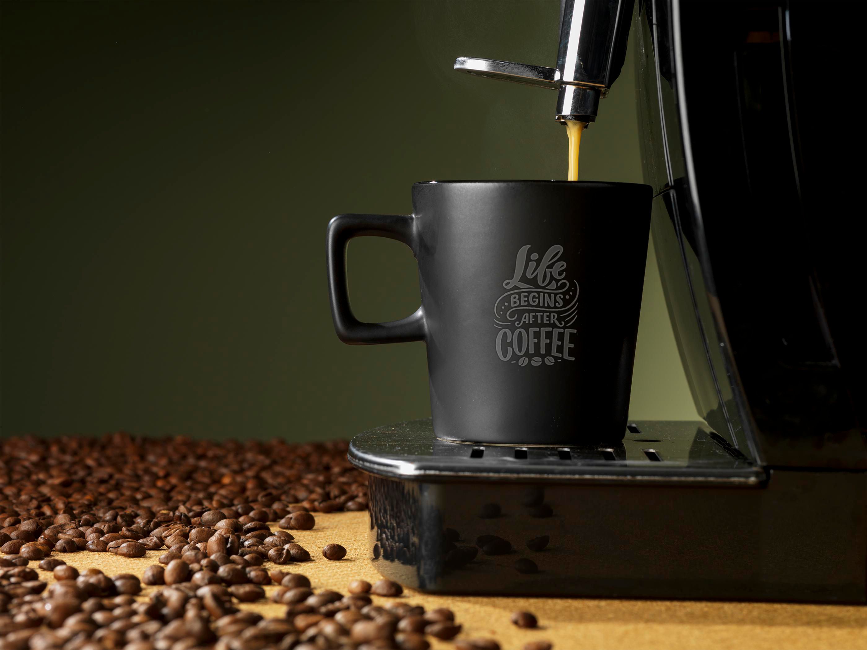 Calvin Mug Black 290 ml Tasse