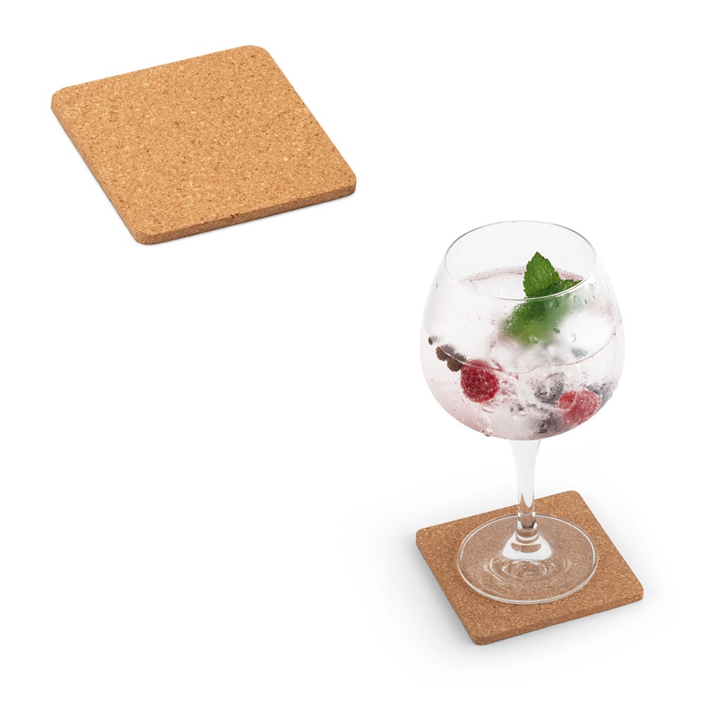 Glasuntersetzer aus Kork | Garcia – Natur, Ansicht 3
