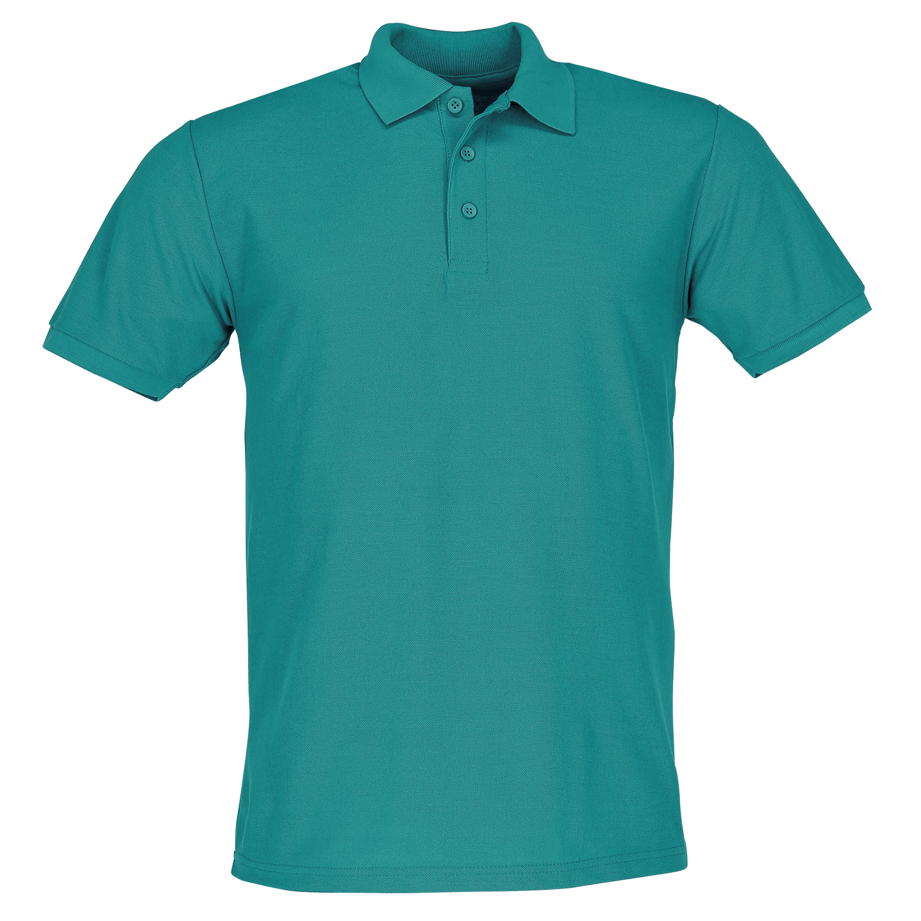 Fruit of the Loom 65/35 Polo in Smaragdgrün