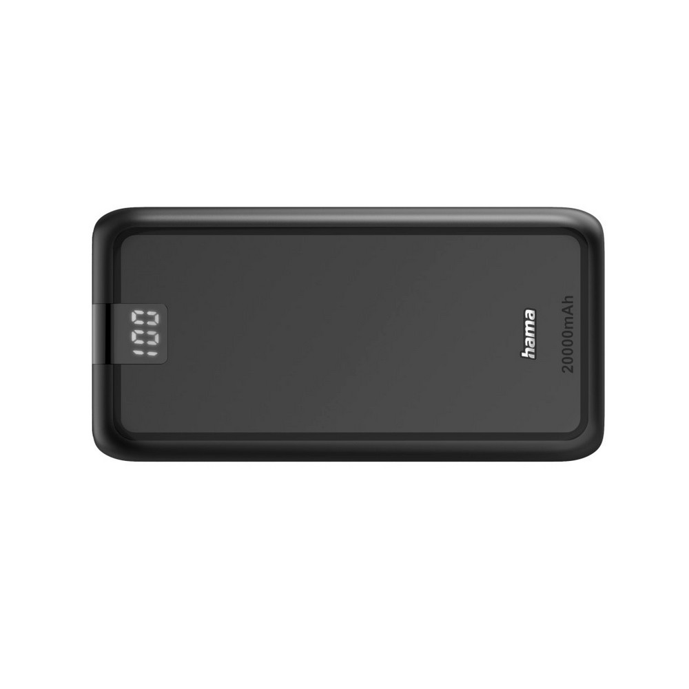 Powerbank 20000 mAh Hama Power Pack Performance in Schwarz, Ansicht 3